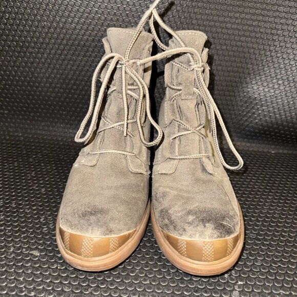 SOREL Toronto Boot Olive Suede Lace Up Wedge Ankle Booties Women’s Size 6.5 - Picture 2 of 9